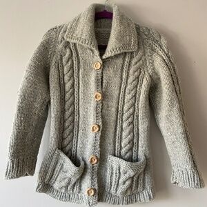 Handmade Chunky Gray Sweater